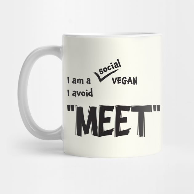 Funny Vegan Pun: Dad Joke Typography by Jiyoun's Store 1
